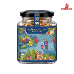 Nhân hạt óc chó vị tự nhiên PH hũ thủy tinh vuông 140g