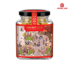 Nho Khô Vàng Raisins Hũ Thủy Tinh 220g