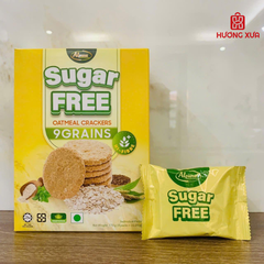 Bánh Quy giòn không đường yến mạch 9 Loại hạt (9 GRAINS)- hiệu Alpuna 178g