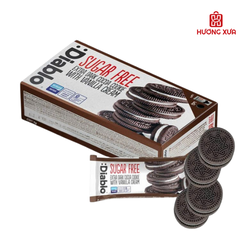 Bánh Quy Không Đường Vỏ Vani Kẹp Kem Vị Cacao Diablo 176g