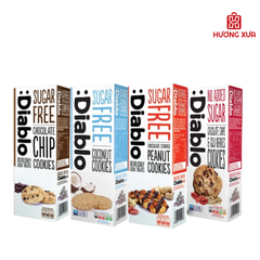 Bánh Cookies Không Thêm Đường Socola Chips và Nam Việt Quất Diablo 135g
