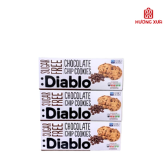 Bánh Cookies Mềm Không Đường Hạt Socola Diablo 130g