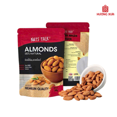 Hạnh Nhân Tươi Premium Almonds Nuts Talk Túi 500g