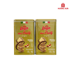 Bánh xốp kem vị hạt phỉ Gastone Lago Party Wafers Nocciola 125g