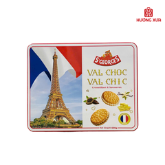 Bánh quy kẹp St George Val Chic và Val Choc HS 600g