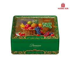 Kẹo Mềm Fruit Plus Hỗn Hợp Hộp Sắt Mẫu Mới 170g