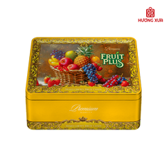 Kẹo Mềm Fruit Plus Hỗn Hợp Hộp Sắt Mẫu Mới 170g