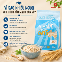 Yến Mạch Cán Dày Nuts Talk 500g