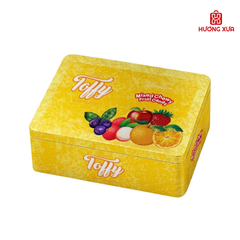 Kẹo Mềm Hương Trái Cây Mini Toffy Lale Hộp Sắt 186g