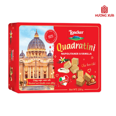 Bánh Xốp Loacker Quadratini Gift Box 250g