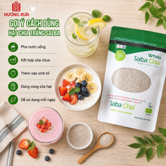 Hạt Chia Trắng Salba Túi 450g