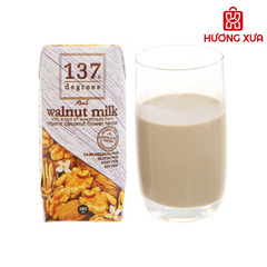 Lốc 3 hộp sữa hạt óc chó 137 Degrees truyền thống 180ml