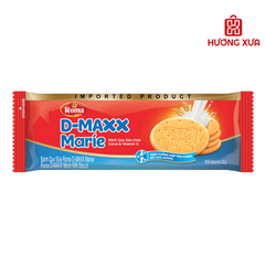Bánh Quy Sữa Roma D-MAXX Marie hộp 308g (14 Gói x 22g)