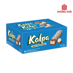 Bánh Xốp Kem Phủ Socola Dừa Kalpa 264g (12 Gói x 22g)