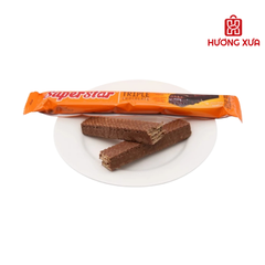 Bánh xốp phủ kem socola Superstar hộp 250g (20 gói x 12,5g)