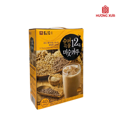 Bột ngũ cốc 12 loại hạt Damtuh Hộp 50 gói 