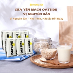 Thùng 24 Hộp Sữa Yến Mạch Vị Nguyên Bản Oatside 200ml