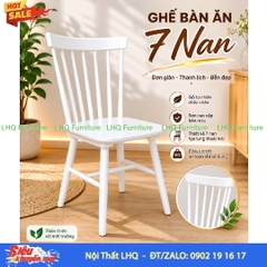 Ghế cafe, ghế bàn ăn Song Tiện, Gỗ Cao Su, Bán Chạy Tại LHQ