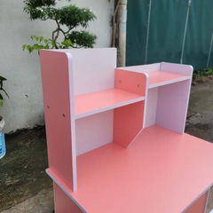 Bộ bàn ghế học sinh nhí, Gỗ MDF chống trầy, Màu xanh, hồng, Tháo ráp tiện lợi, Tiết kiệm vận chuyển