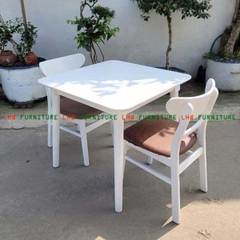 Ghế Gỗ Mango – Ghế Gỗ Cao Su Tự Nhiên Thiết Kế Lưng Mặt Trăng Hiện Đại