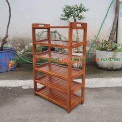 KỆ ĐỂ GIÀY DÉP 6 TẦNG CÓ QUAI XÁCH – GỌN GÀNG, TIỆN LỢI, BỀN ĐẸP