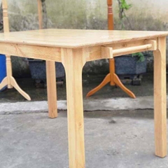 Bộ Bàn Ăn 2 Ghế Obama Kết Hợp Ghế Bench