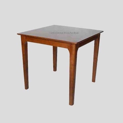 Bộ bàn ăn 4 ghế Cherry – Bàn Chân Vuông Mặt 80cm