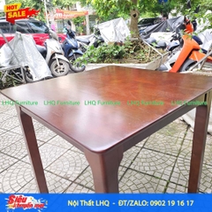 Bàn ăn, bàn cafe chân vuông 80x80x75, Gỗ tự nhiên, Giá rẻ