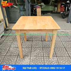 Bàn ăn gỗ cao su tự nhiên - Chọn lựa hoàn hảo cho không gian sống