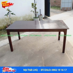 Bàn ăn gỗ cao su tự nhiên - Chọn lựa hoàn hảo cho không gian sống