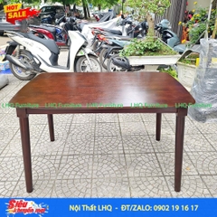 Bàn ăn gỗ cao su tự nhiên - Chọn lựa hoàn hảo cho không gian sống