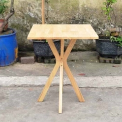 Bộ Bàn Ăn Giá Rẻ Với Bàn Chân Chụm 60 Kết Hợp Ghế Cabin