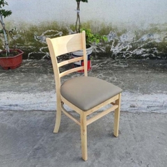 Bộ bàn ăn giá rẻ - Bàn chân sao kết hợp 2 Cabin, gỗ cao su, chất lượng xuất khẩu