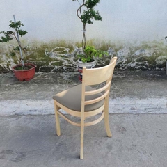 Bộ bàn ăn giá rẻ - Bàn chân sao kết hợp 2 Cabin, gỗ cao su, chất lượng xuất khẩu