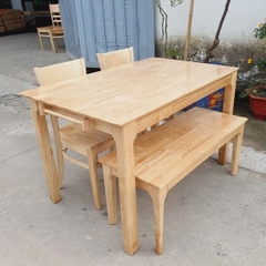 Bộ bàn ăn 2 ghế Cabin Monstar 1 ghế Bench – Giải pháp tối ưu cho không gian hiện đại