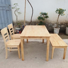 Bộ bàn ăn 2 ghế Cabin Monstar 1 ghế Bench – Giải pháp tối ưu cho không gian hiện đại