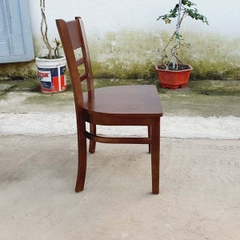 Ghế bàn ăn Cabin, gỗ cao su, mặt nệm và gỗ, bảo hành mọt.