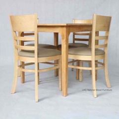 Bộ bàn ăn vuông 80 4 ghế Cabin Monstar – Lựa chọn hoàn hảo cho không gian hiện đại
