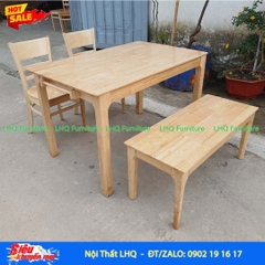 Bộ bàn ăn 2 ghế Cabin Monstar 1 ghế Bench – Giải pháp tối ưu cho không gian hiện đại