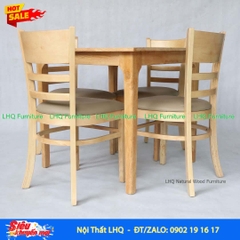 Bộ bàn ăn vuông 80 4 ghế Cabin Monstar – Lựa chọn hoàn hảo cho không gian hiện đại