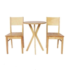 Bộ Bàn Ăn Chân Chụm 2 Ghế Chery - Đơn Giản Mà Đẹp