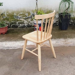 Ghế cafe, ghế bàn ăn Song Tiện, Gỗ Cao Su, Bán Chạy Tại LHQ