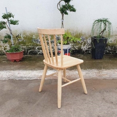 Ghế cafe, ghế bàn ăn Song Tiện, Gỗ Cao Su, Bán Chạy Tại LHQ