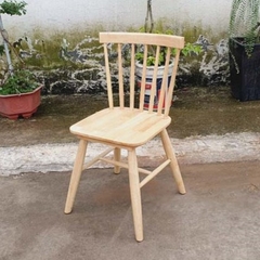 Ghế cafe, ghế bàn ăn Song Tiện, Gỗ Cao Su, Bán Chạy Tại LHQ