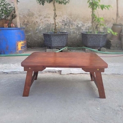 Bàn trà nhật, Chân thang 50x70, Chân gấp tiện lợi, Gỗ cao su tự nhiên, Noithatlhq sản xuất