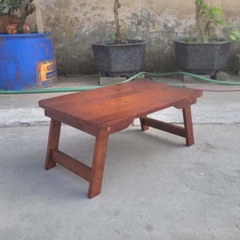 Bàn trà Nhật chân thang 40x60, Gỗ tự nhiên