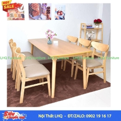 Bộ bàn ghế ăn 6 ghế Mango - Lựa chọn lý tưởng cho phòng ăn