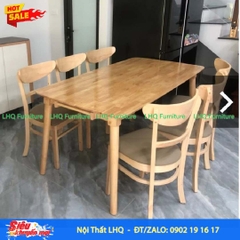 Bộ bàn ăn 6 ghế Panda - Giải pháp tối ưu cho không gian sống