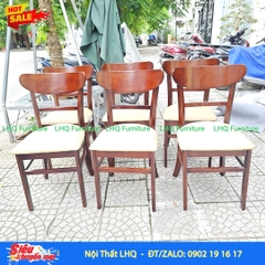 Ghế Bàn Ăn Cabin Panda, Gỗ Cao Su, Sử Dụng Đa Năng, Giá Rẻ