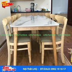 Bộ bàn ăn 6 ghế Cabin Panda - Sự lựa chọn hoàn hảo cho gia đình